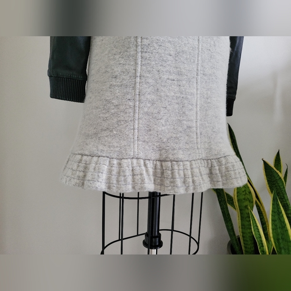 LAMARQUE leather and wool coat - Picture 9 of 13